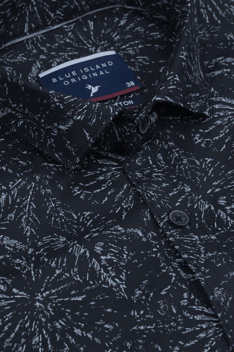 Fossil Black Print -Full-Stain Proof