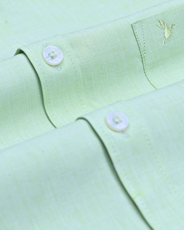 Soft Green Solid - Full-Giza Cotton