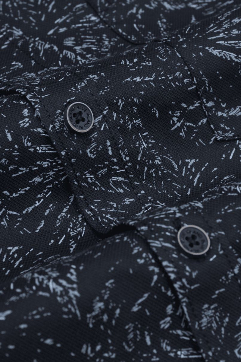 Fossil Black Print -Full-Stain Proof