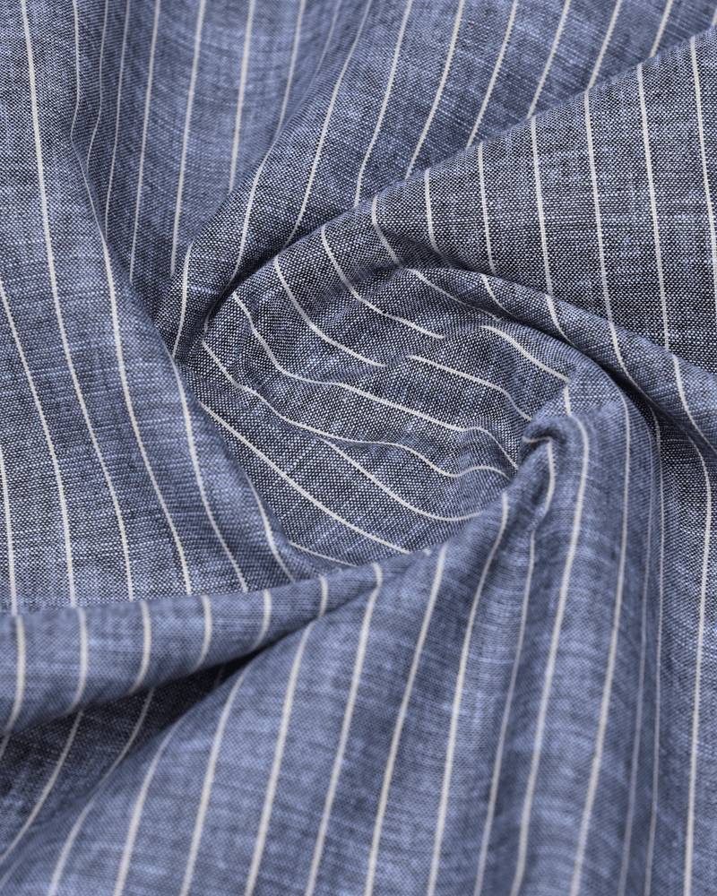 Black & Gold Stripes -Full-Bamboo Linen