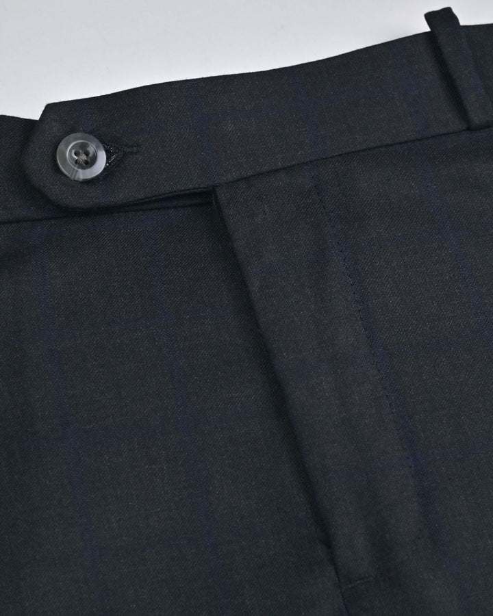 Black Bold Checks - Wrinkle free Formal Pant