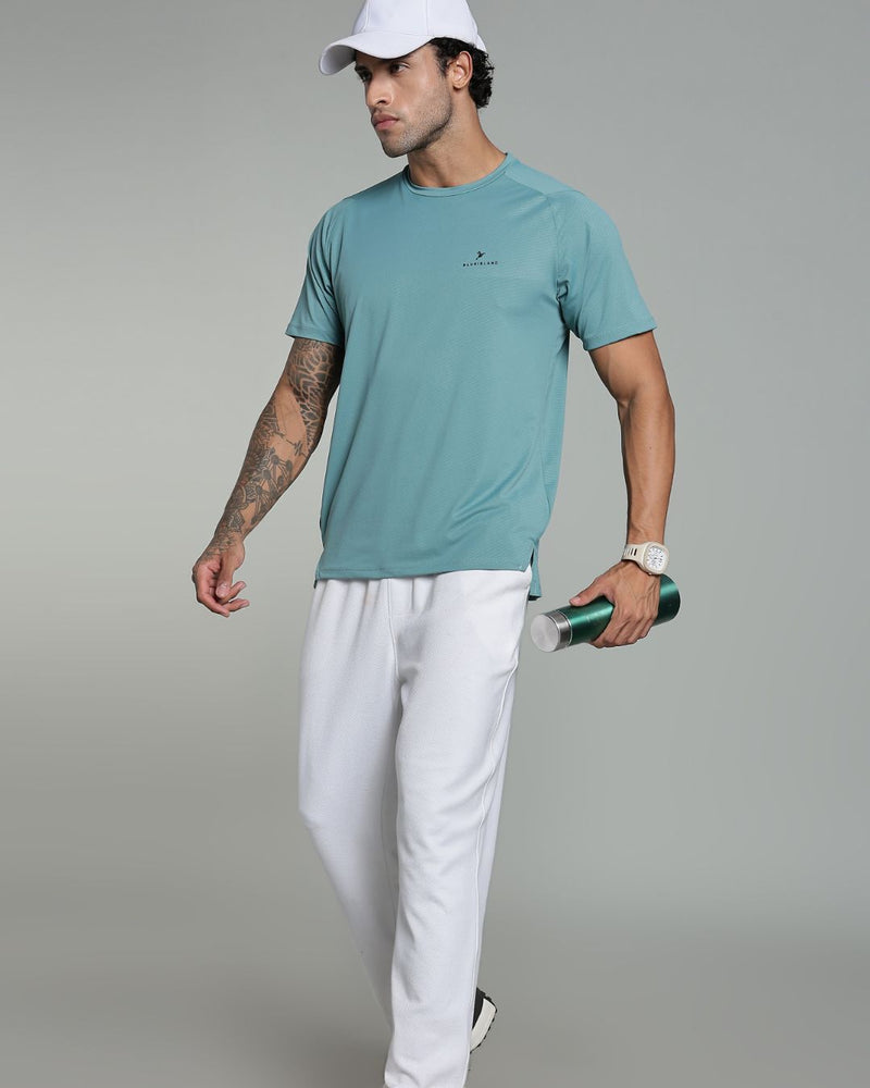 Lite Green - Active wear Round neck Tshirt
