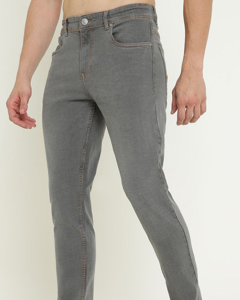 Faded Grey - Denim Jeans