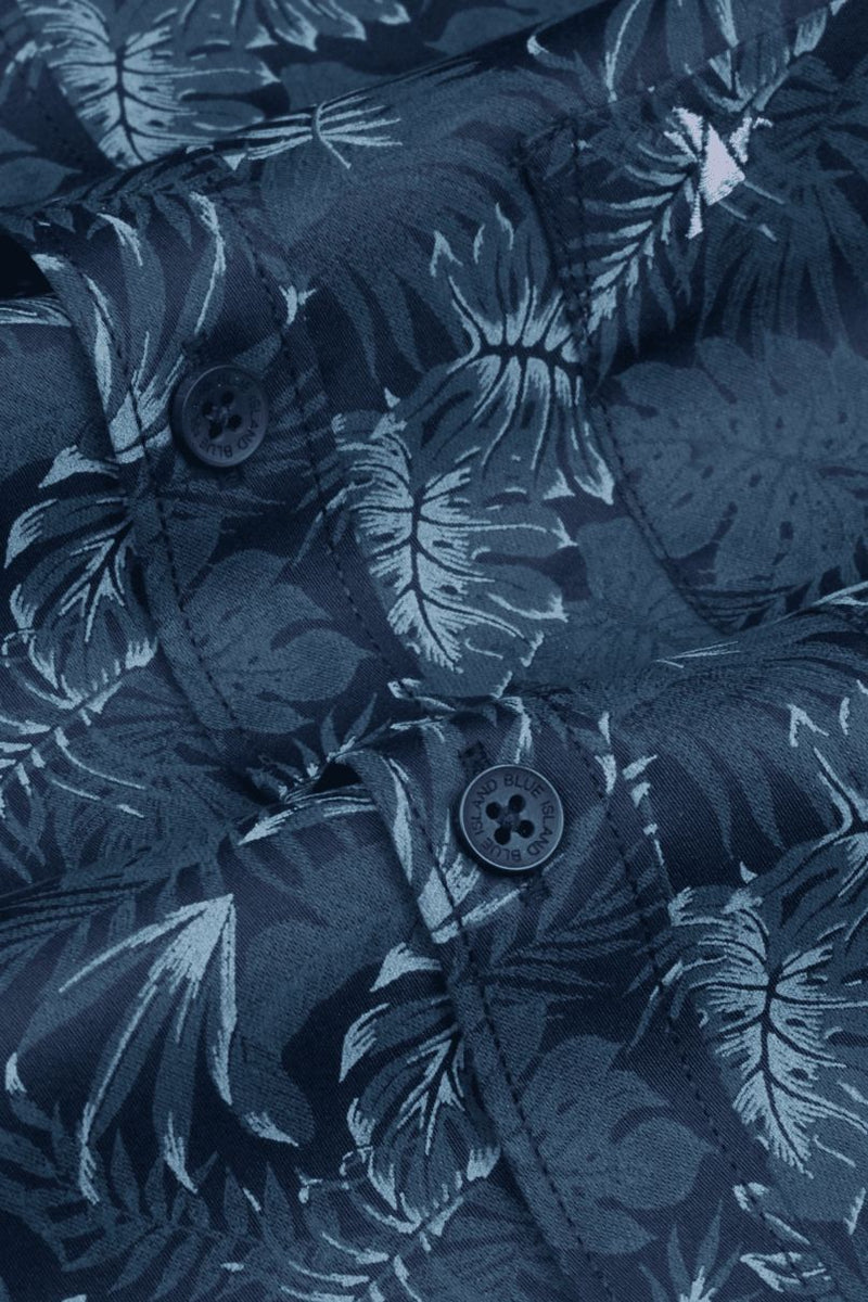 Wild Navy Floral Print -Full-Stain Proof