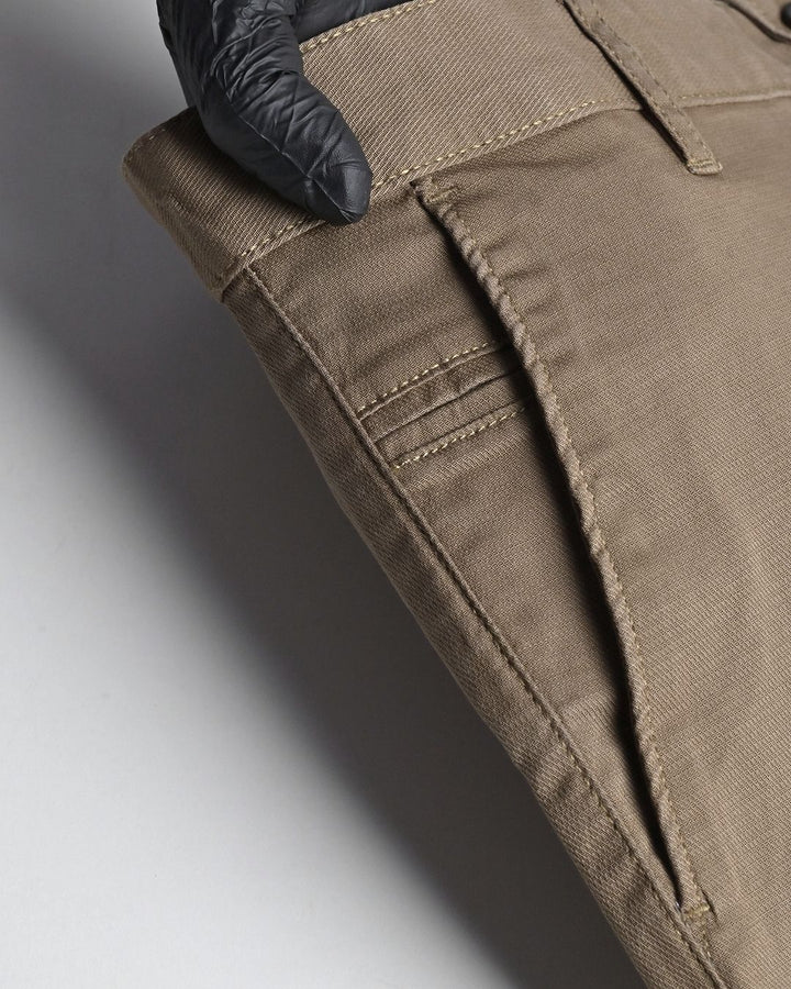 Khaki Cross Weave - Dobby Pant