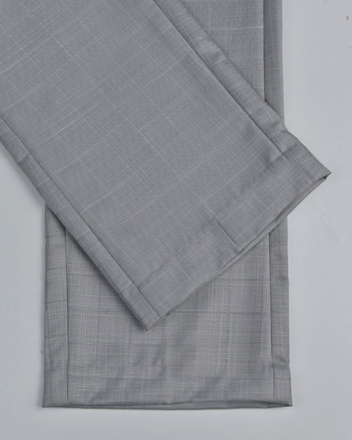 Grey Pixel Checks - Wrinkle free Formal Pant