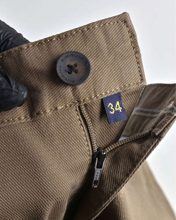 Khaki Cross Weave - Dobby Pant
