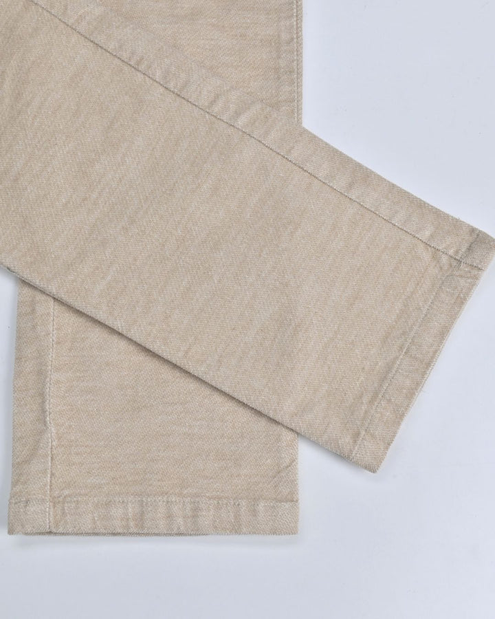 Cream Hex Printed - Corduroy Pant