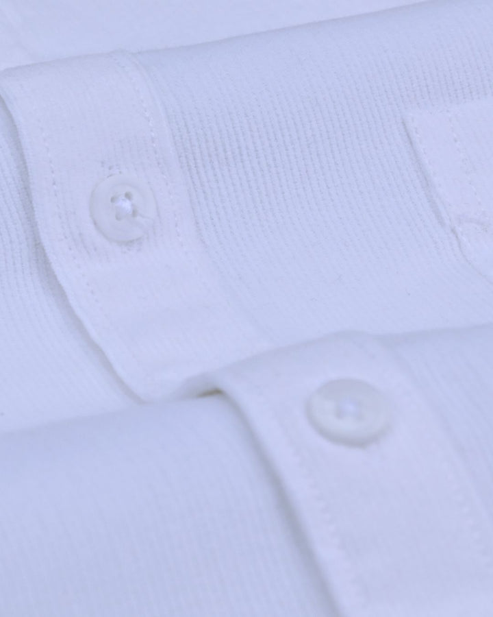 Moon White - Full-Corduroy Shirt