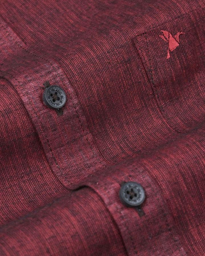 Majestic Maroon -Full-Bamboo Linen