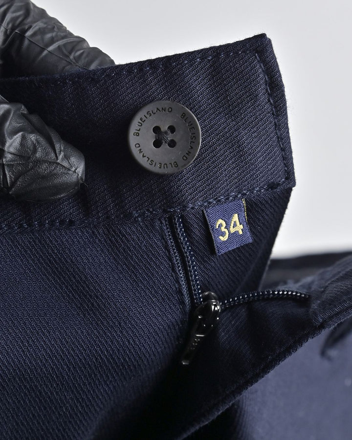 Navy Cross Weave - Dobby Pant
