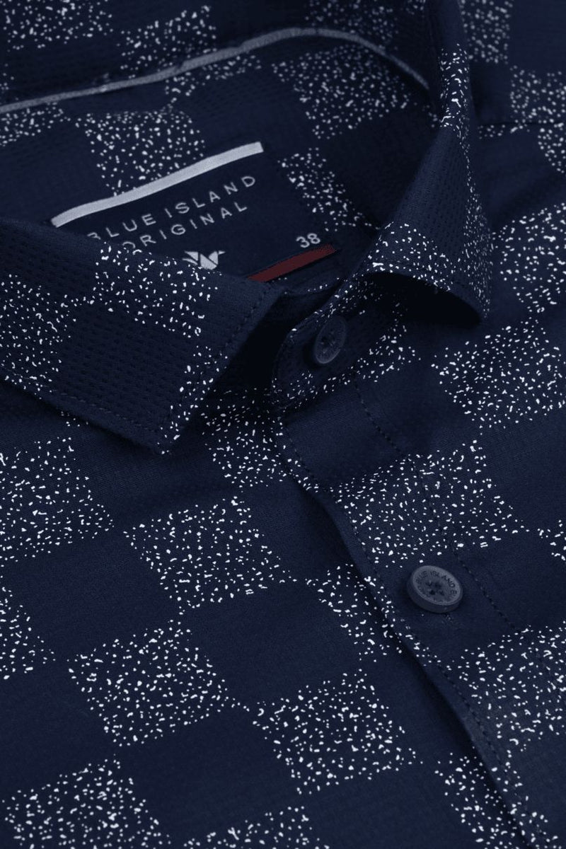 Navy Galaxy Print -Full-Stain Proof