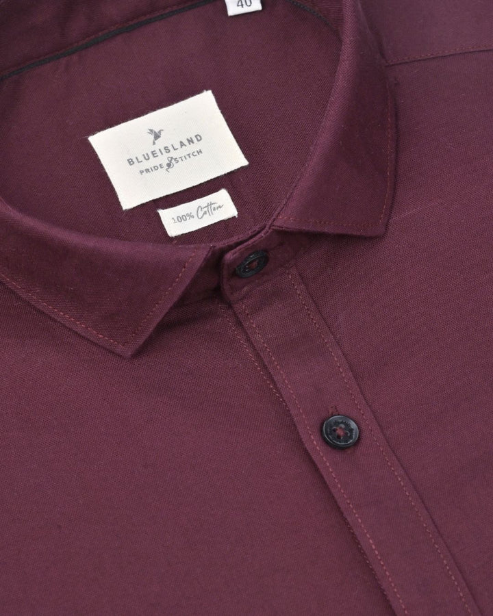 Dark Wine Solid - Full - Pride Shirt