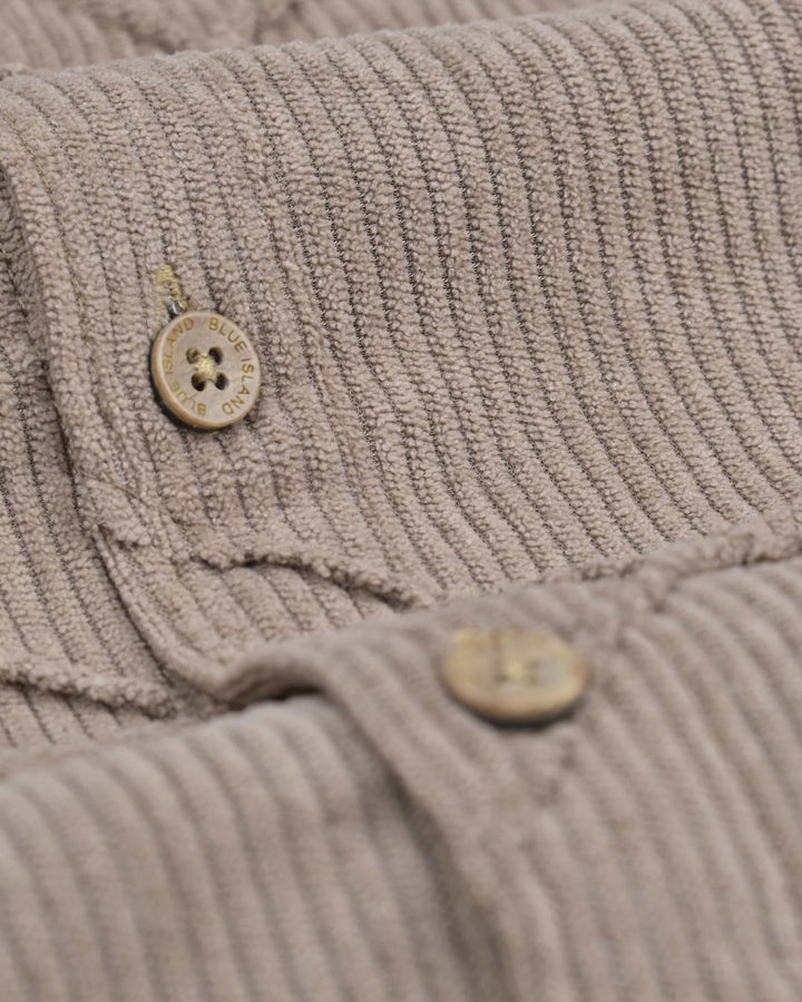 Brown Thread Checks - Full-Corduroy Shirt