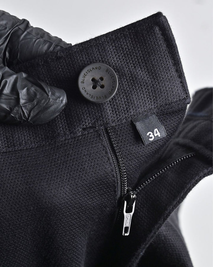 Black Grid Weave - Dobby Pant