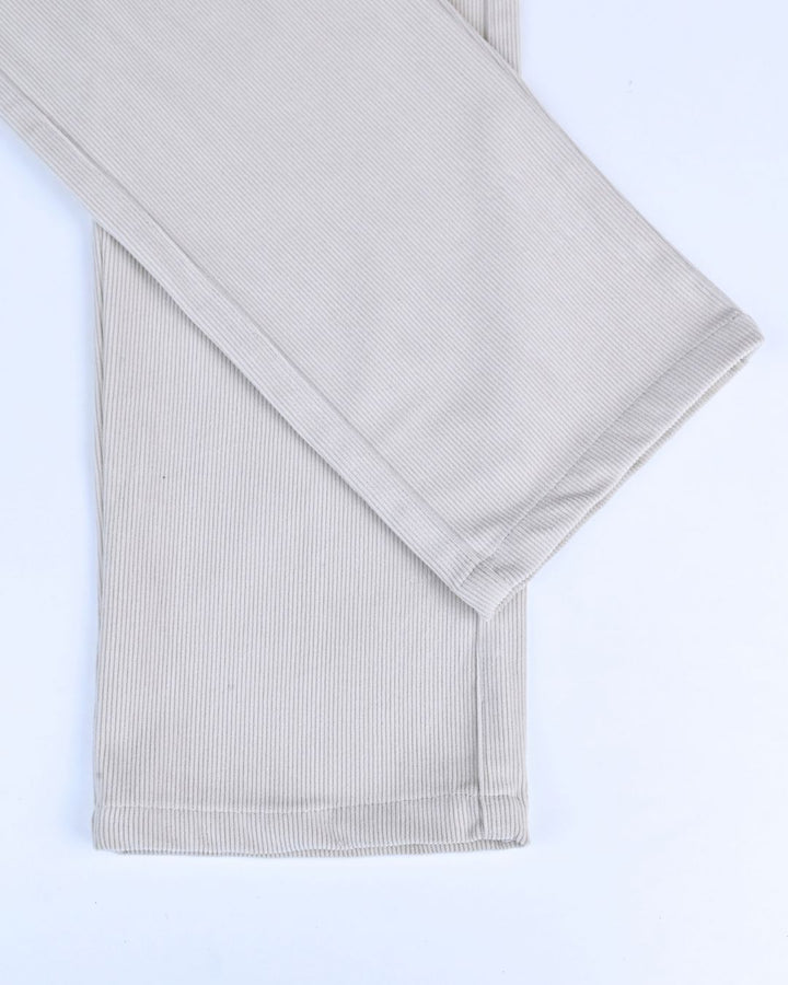 Cream Fine Stripe - Corduroy Pant