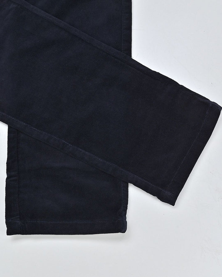 Black Mesh Printed - Corduroy Pant