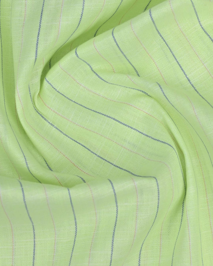 Radium Double Colour Line Stripes -Full-Bamboo Linen