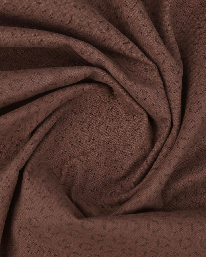 Brown Triangle Print -Full-Stain Proof