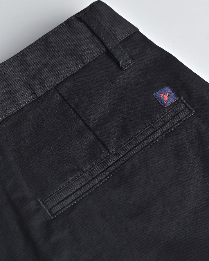 Black Cross Weave - Dobby Pant