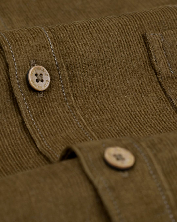 Lite Brown - Full-Corduroy Shirt
