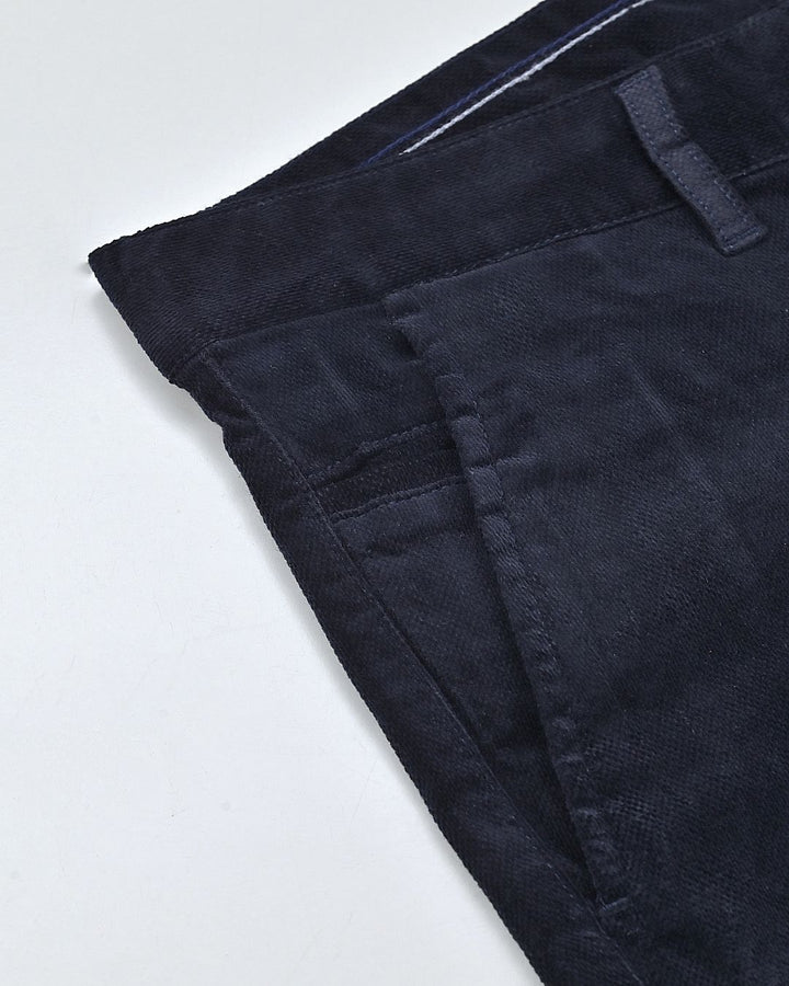 Black Mesh Printed - Corduroy Pant