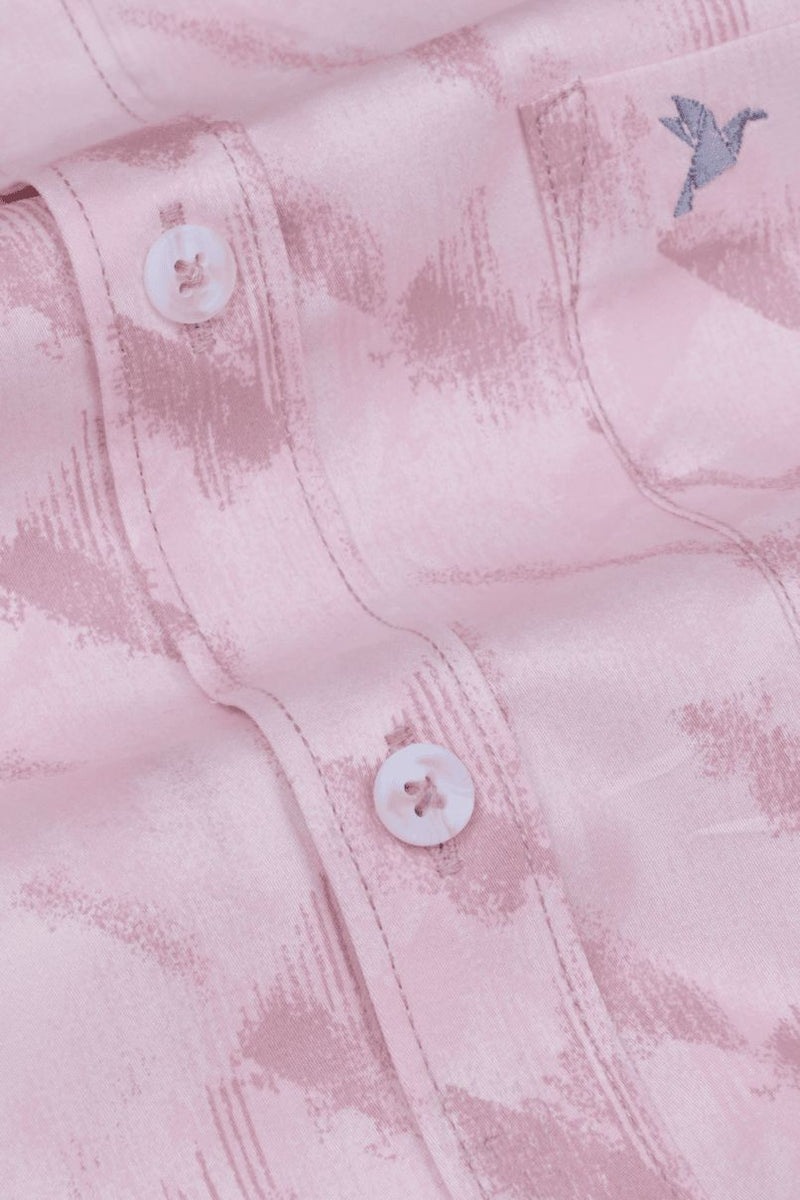 Soft Pink Blush Print -Full-Stain Proof