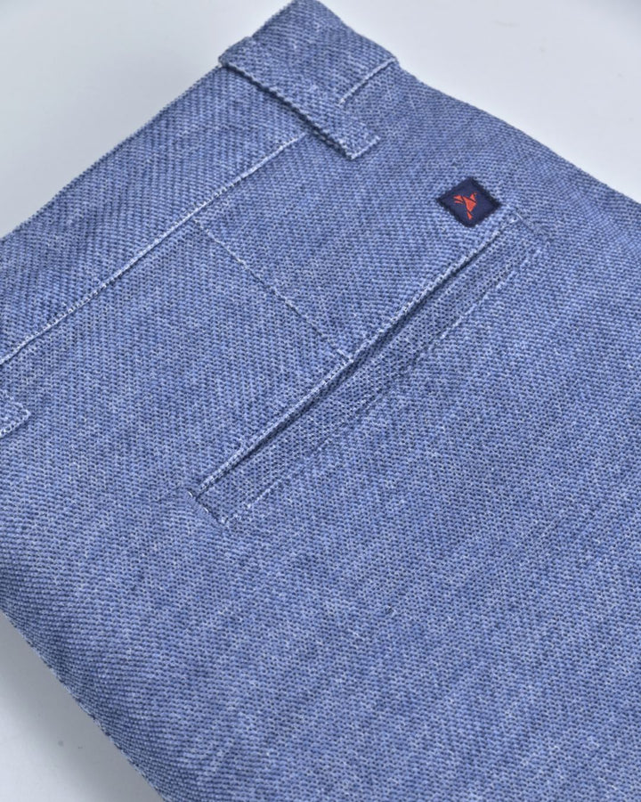 Steel Blue Structured  - Corduroy Pant