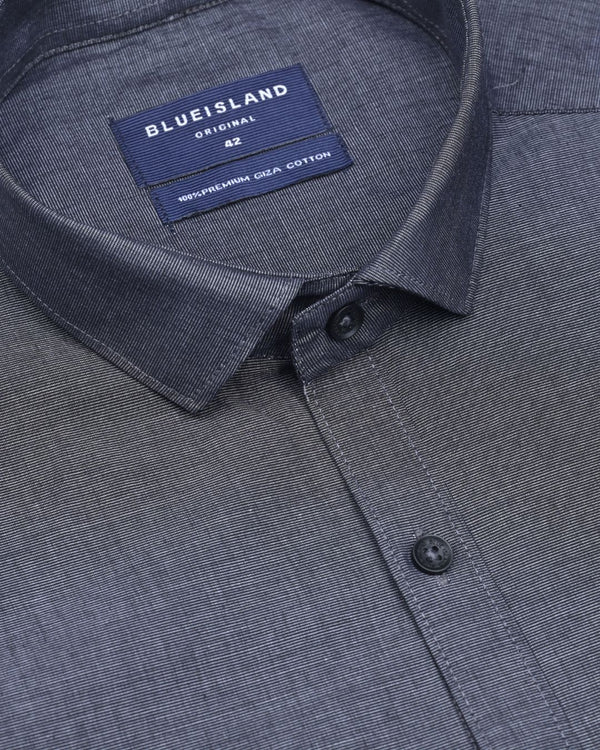 Elephant Black Solid - Full-Giza Cotton
