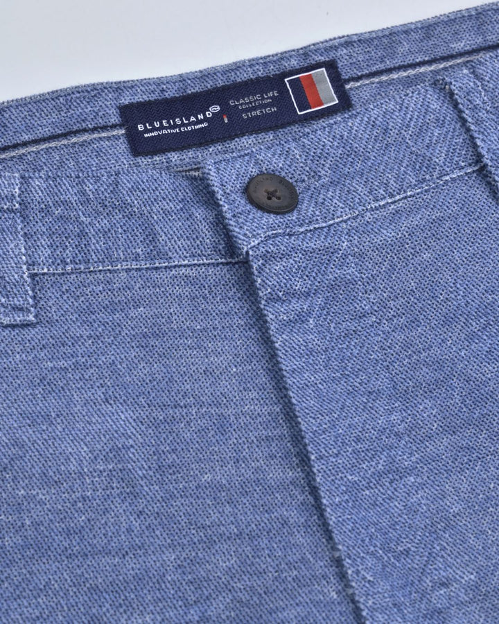 Steel Blue Structured  - Corduroy Pant