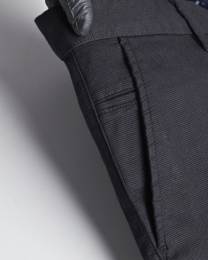 Black Mini Weave - Dobby Pant