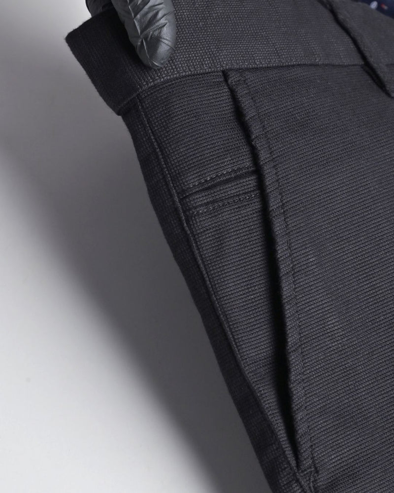 Black Mini Weave - Dobby Pant