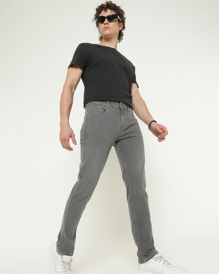 Faded Grey - Denim Jeans