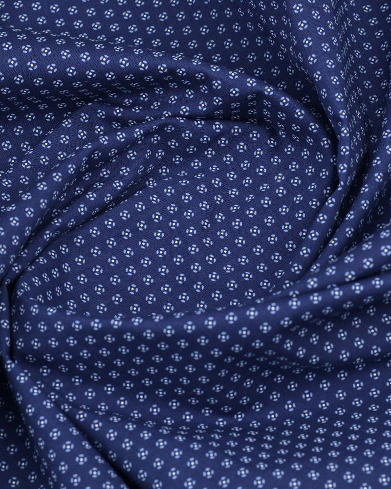 Navy Icon Print -Full-Stain Proof