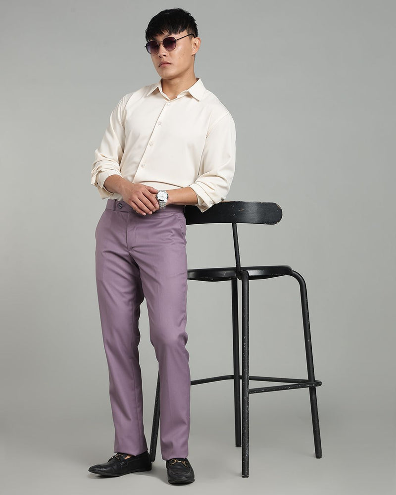 purple men's dress pants Formal Pants for Men