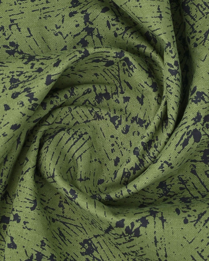 Green Splash Print -Full-Stain Proof
