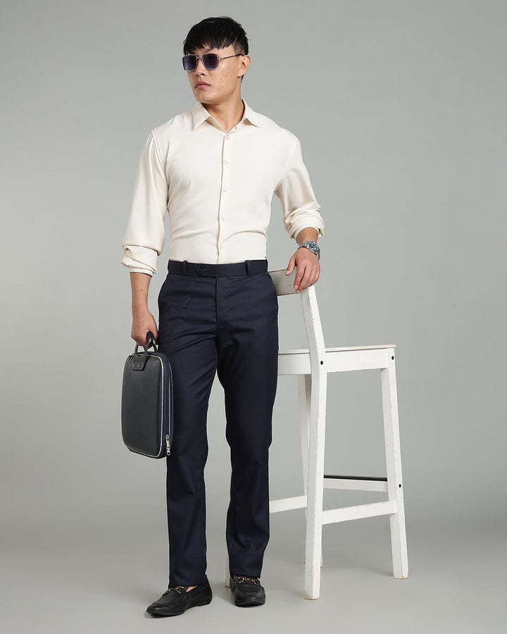 Navy - Wrinkle free Formal Pant