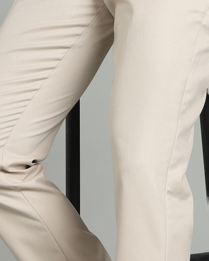 Soft Cream - Wrinkle free Formal Pant