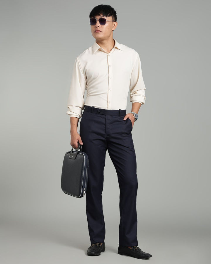 Navy - Wrinkle free Formal Pant
