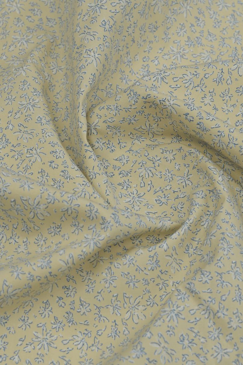 Beige Yellow Print -Full-Stain Proof
