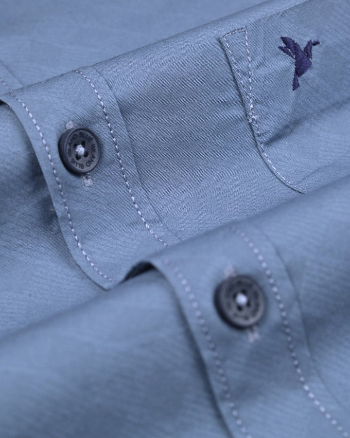 Grey Subtle Print - Full - Pride Shirt