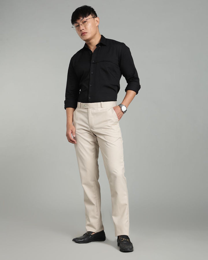 Soft Cream - Wrinkle free Formal Pant