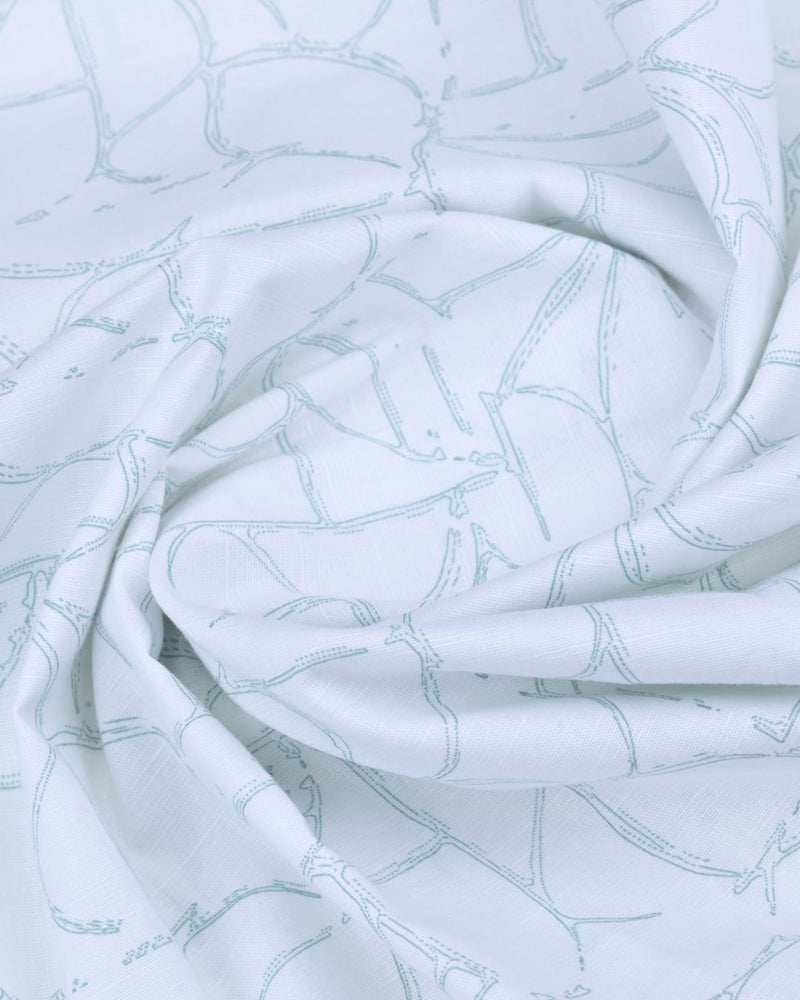 White Streak Print -Full-Stain Proof