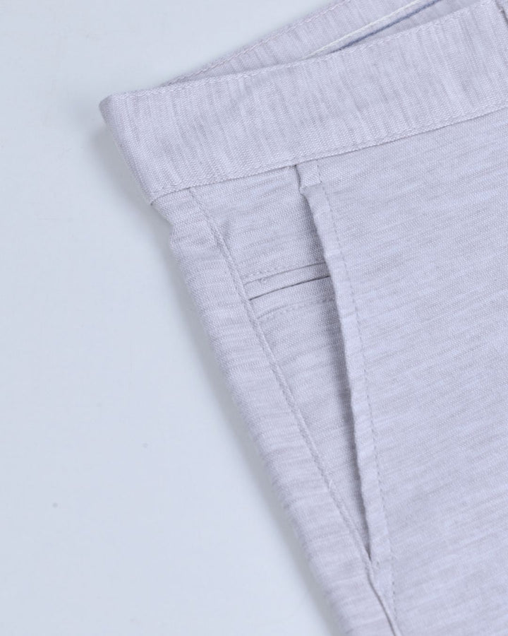 Marble White Grain Printed - 2 way stretch - COTTON LINEN PANT