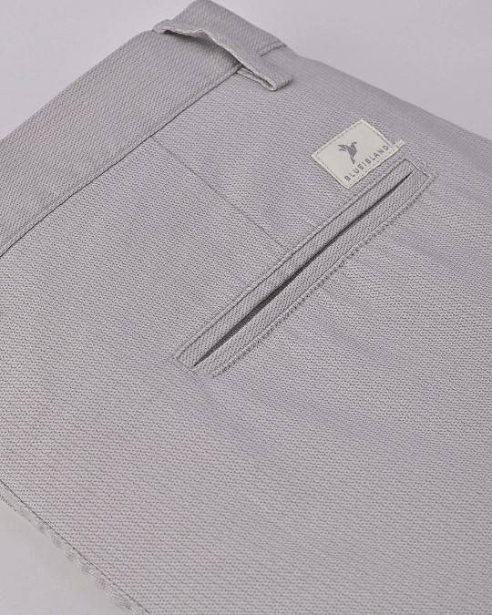 Cream Mix Dot Printed - 2 way stretch - COTTON PANT