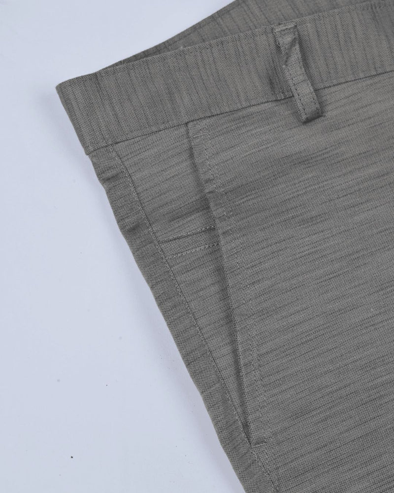 Grey Stripes - 2 way stretch - COTTON PANT
