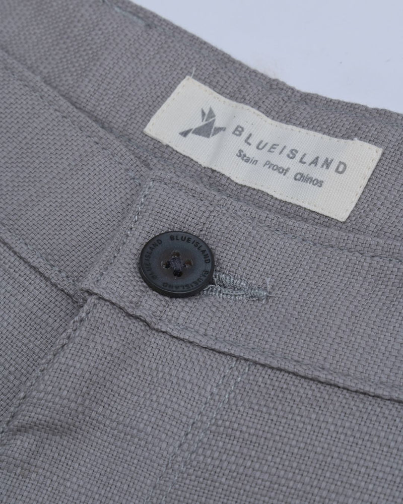 Textured Cement Grey - 2 way stretch - COTTON PANT