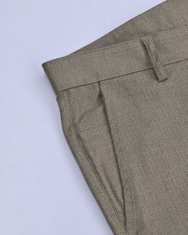 Brown Galaxy Print - 2 way stretch - COTTON PANT