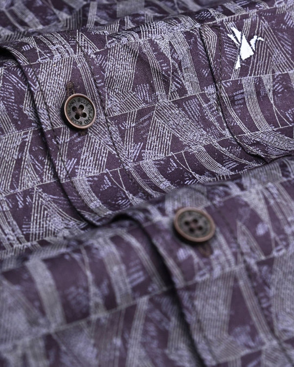Dark Wine print - Half Sleeve - Stain Proof