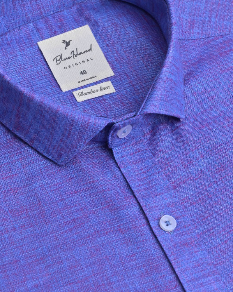 Indico Blue -Full-Bamboo Linen